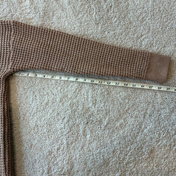 Time and Tru Waffle-Knit Crew Neck Long-Sleeve Sweater - Picture 8 of 8